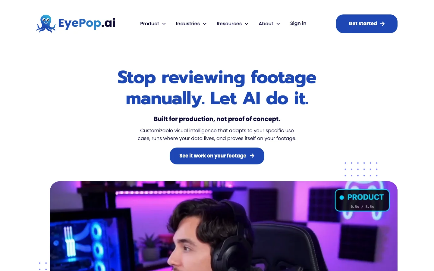 EyePop.ai hero image