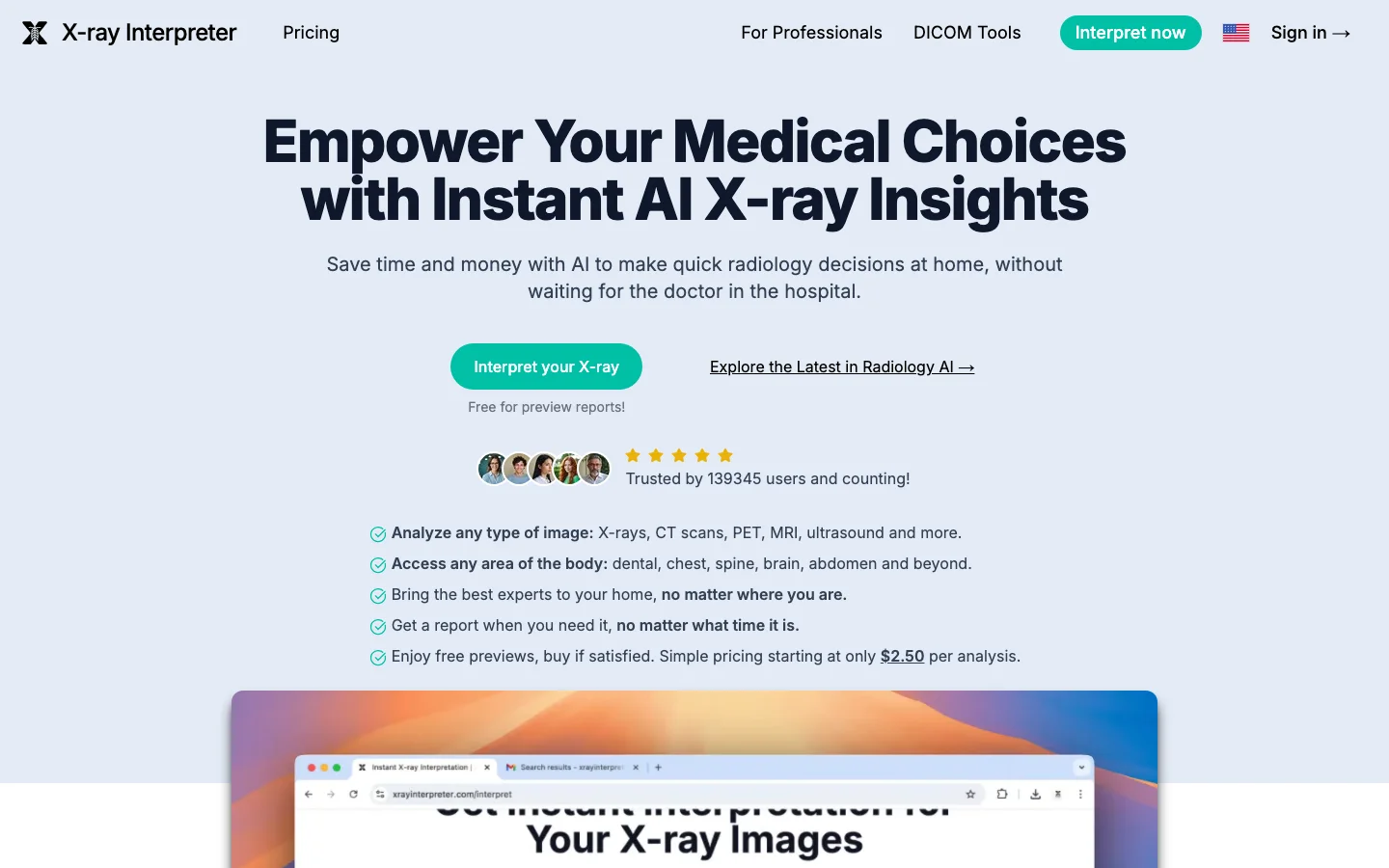 X-ray Interpreter hero image