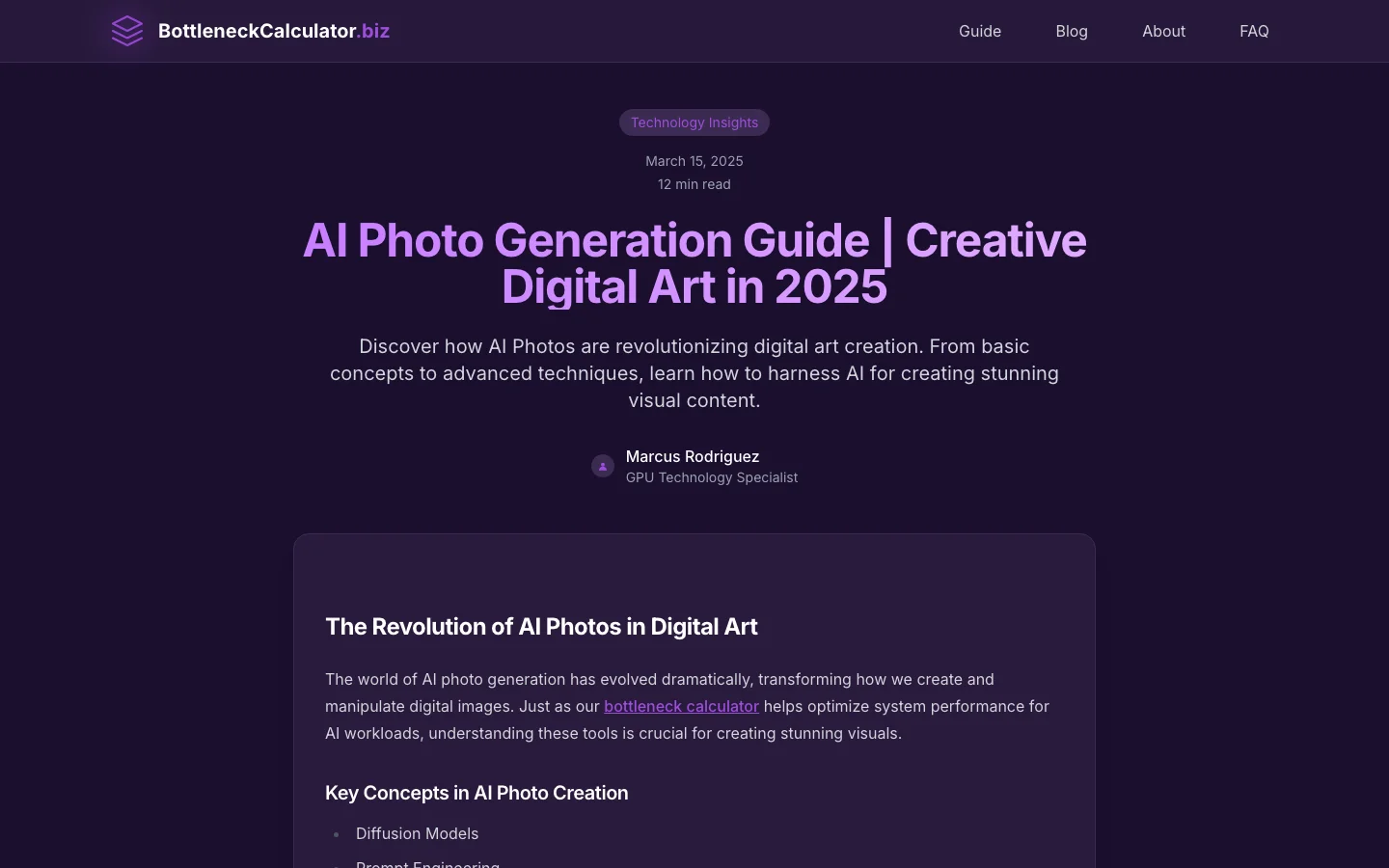 AI Photos hero image