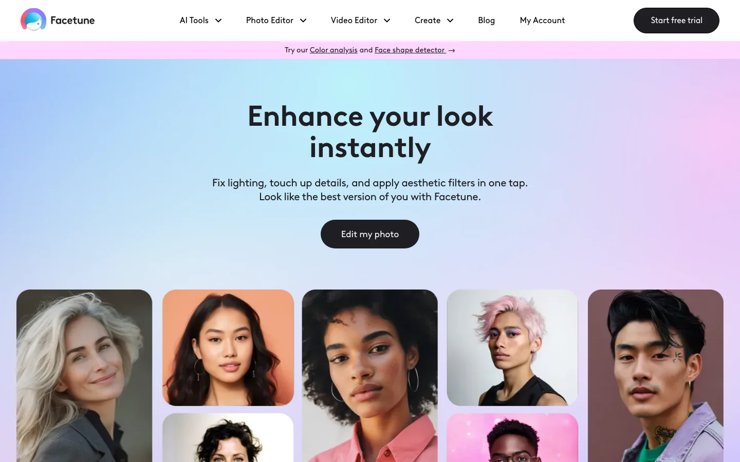 Facetune hero image