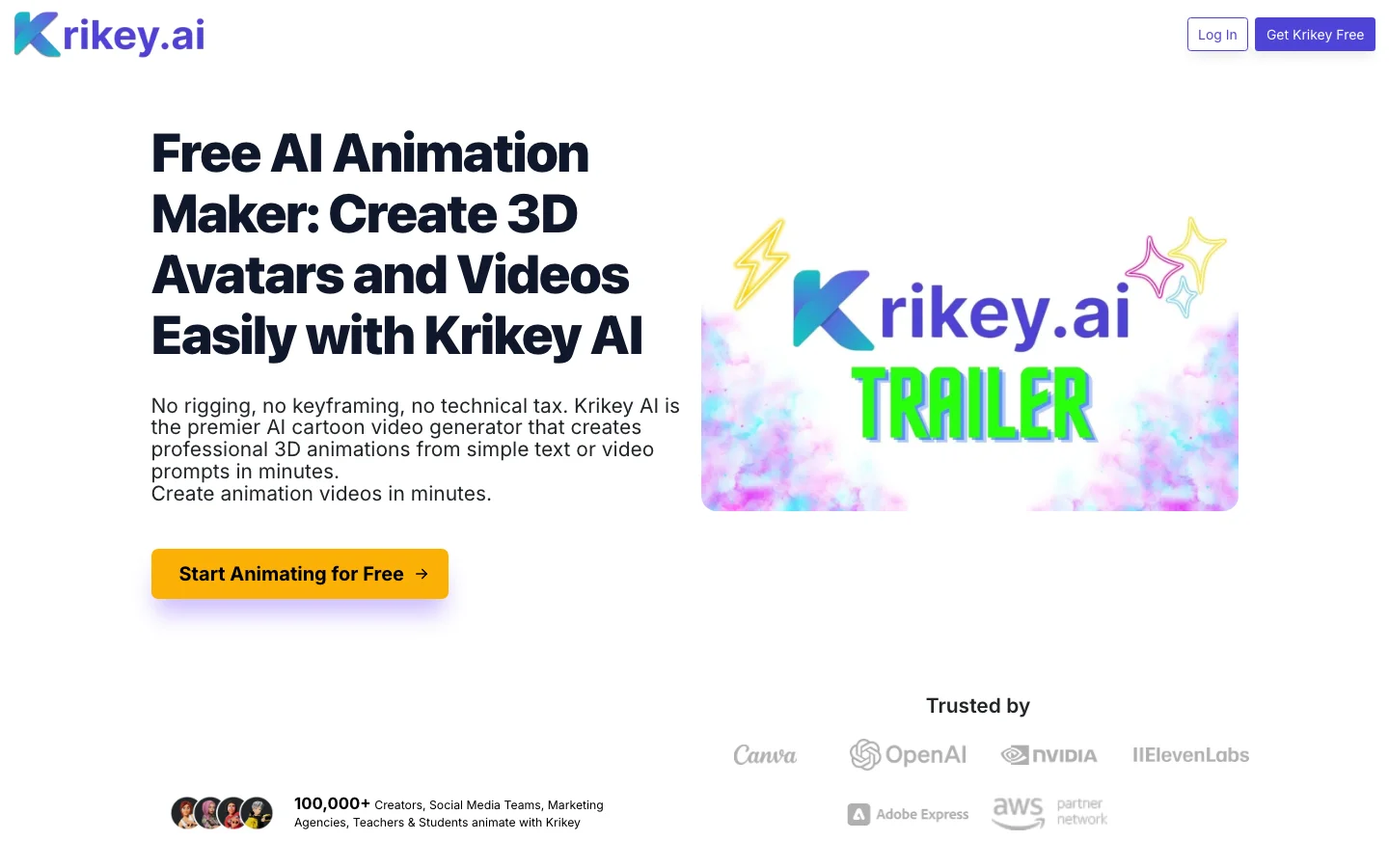 Krikey AI hero image