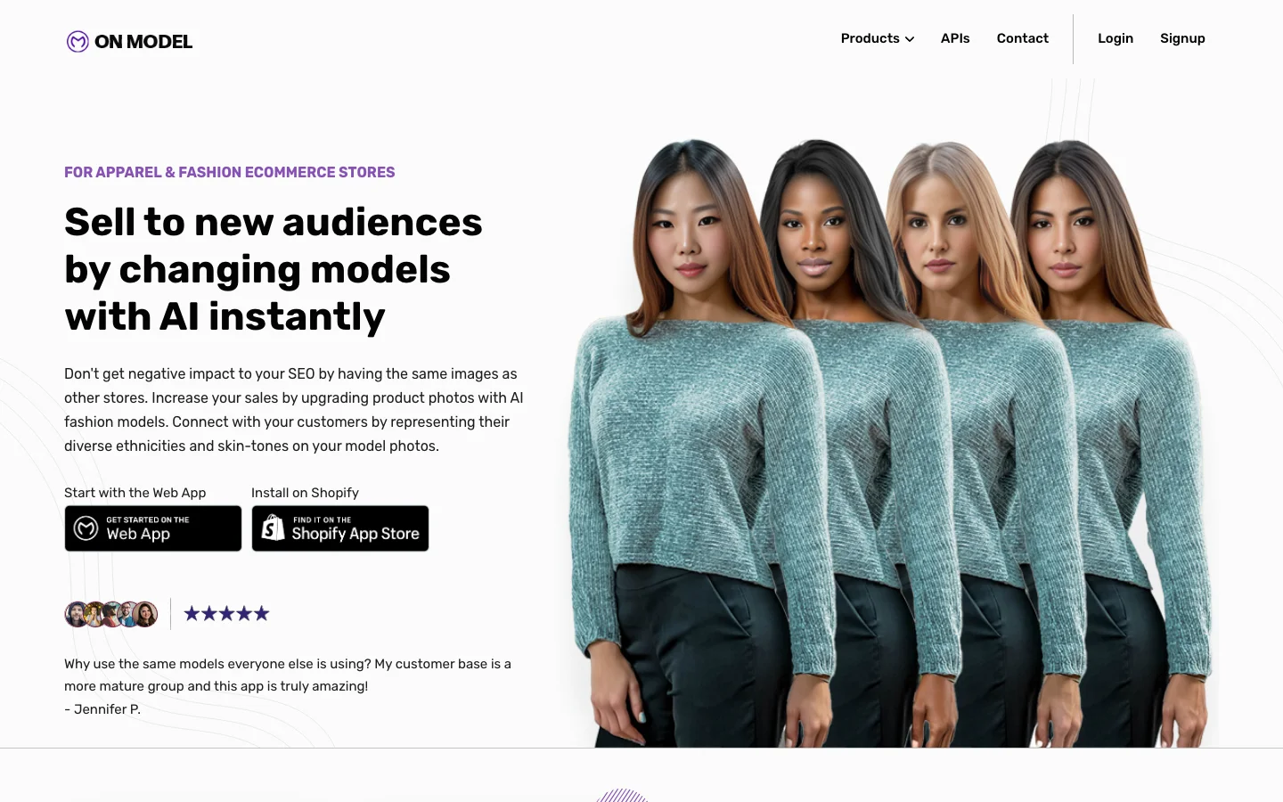 OnModel.ai hero image