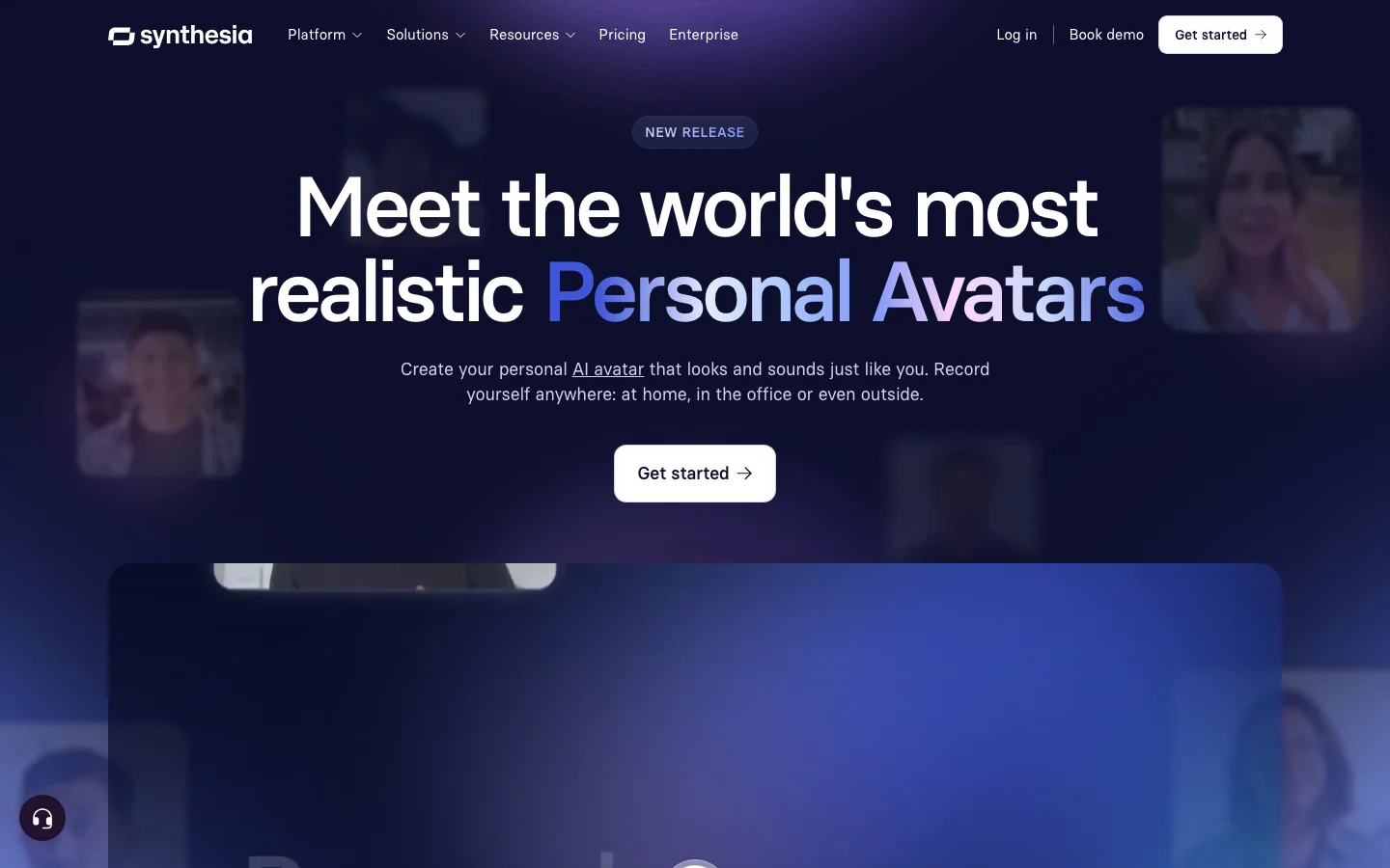 Synthesia Personal Avatar hero image