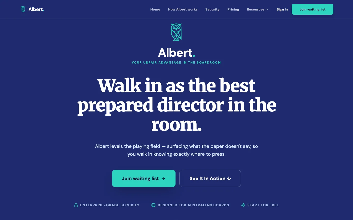 Albert hero image