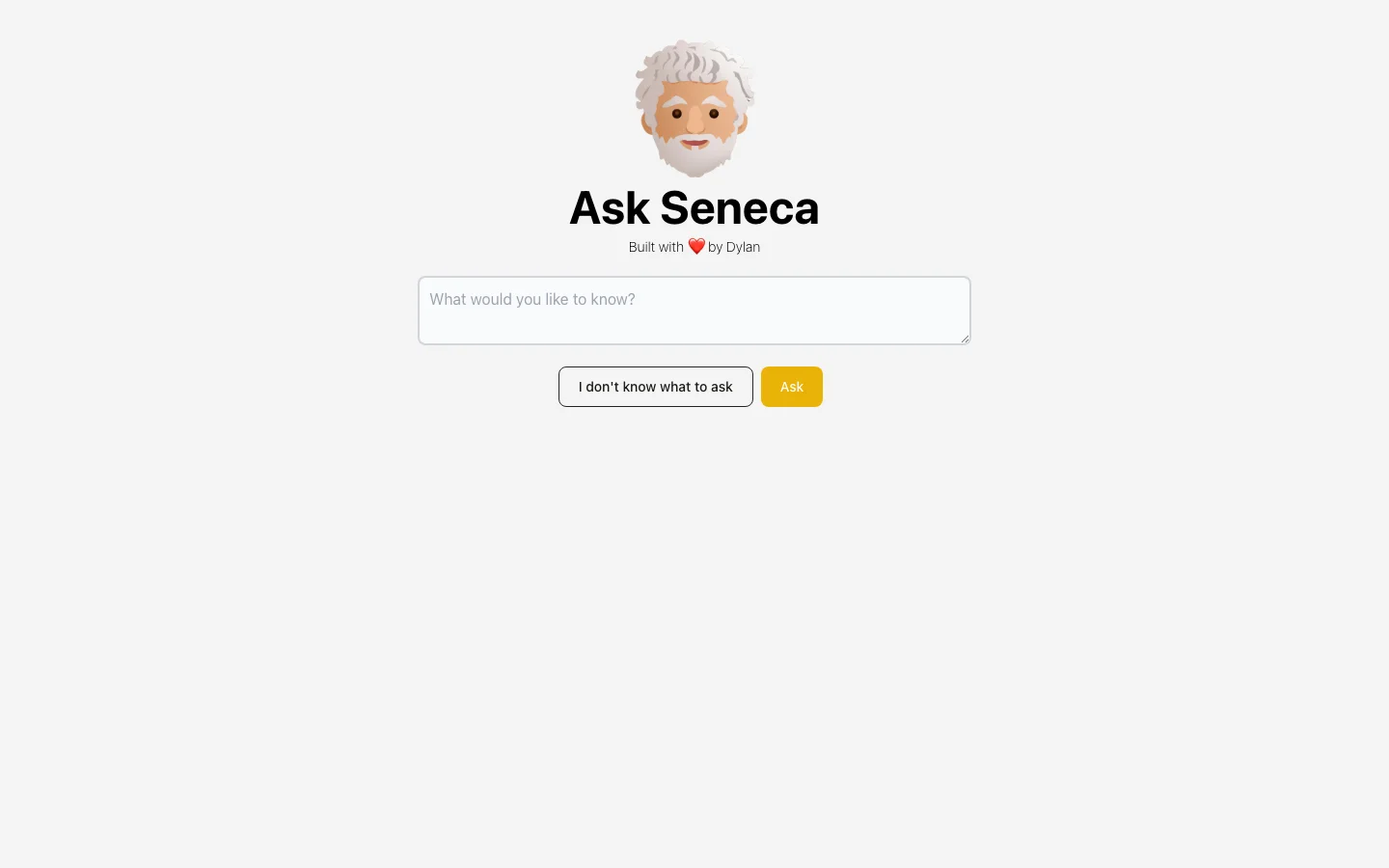 Ask Seneca hero image