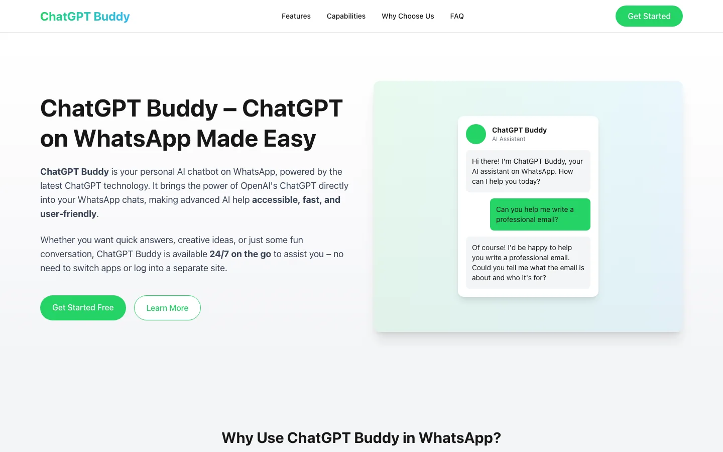 ChatGPT Buddy hero image