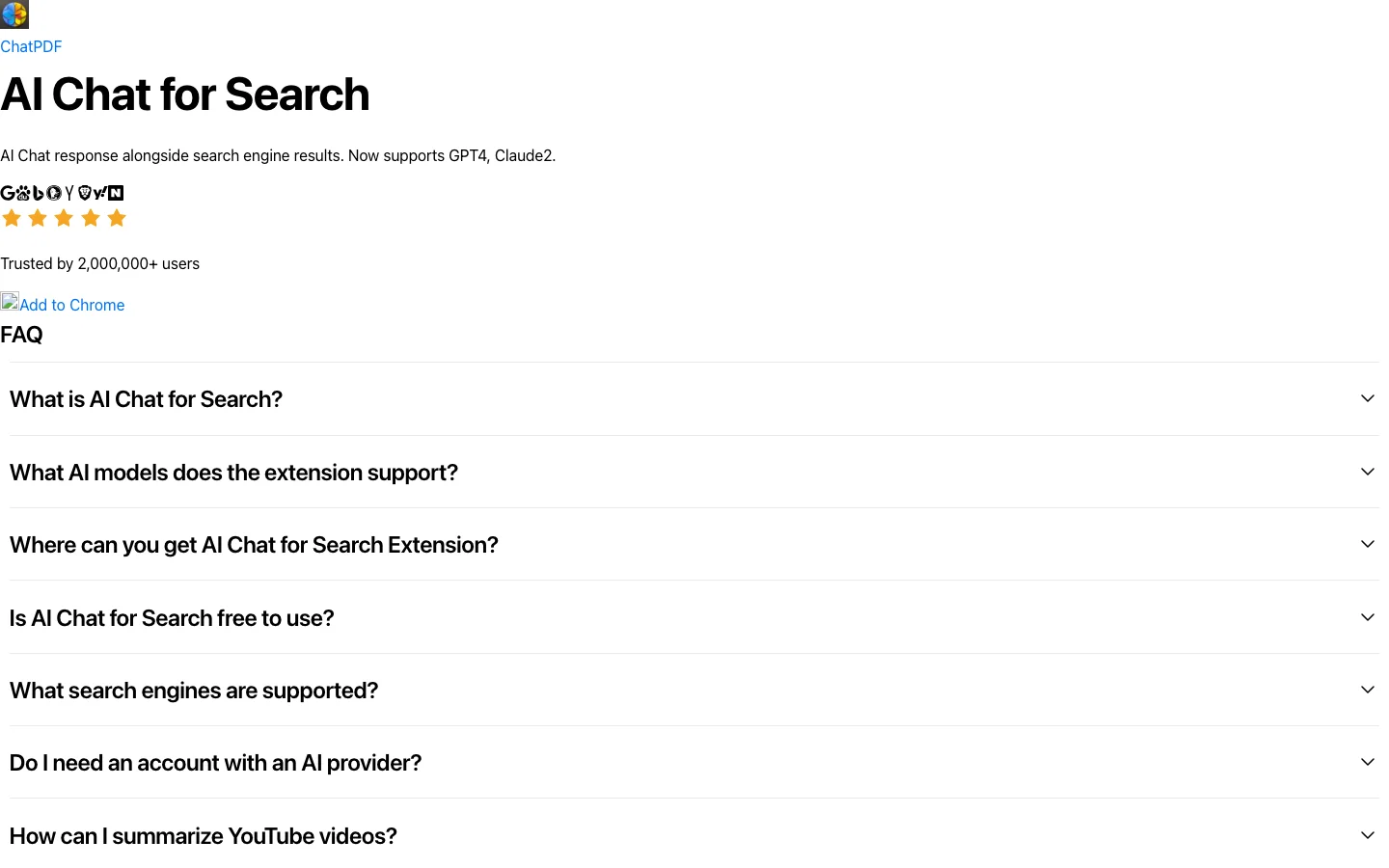 ChatGPT for Google hero image