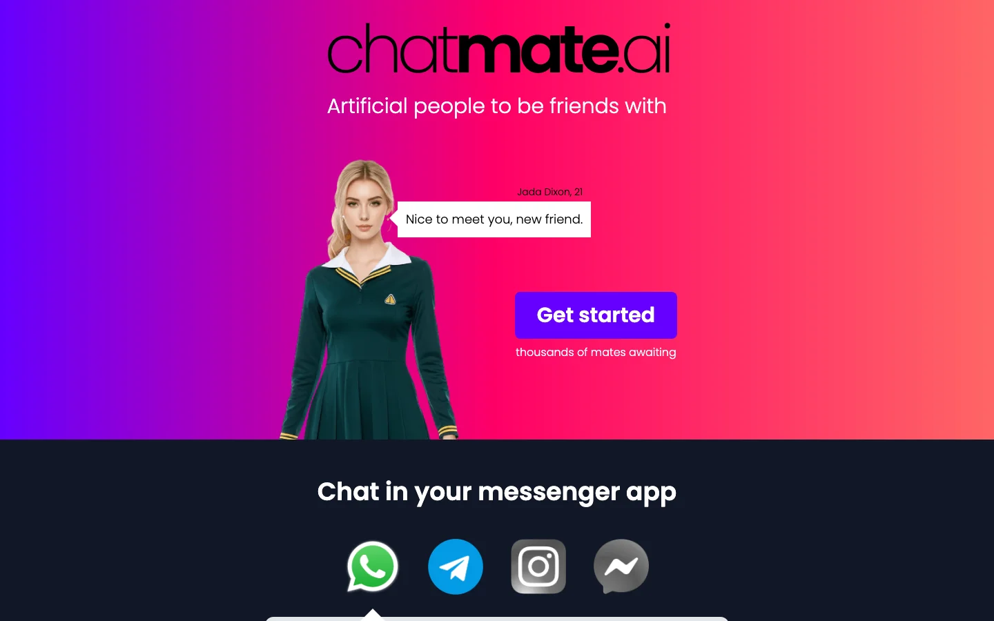 Chatmate AI hero image