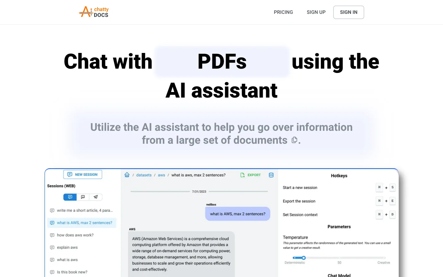 ChattyDocs hero image