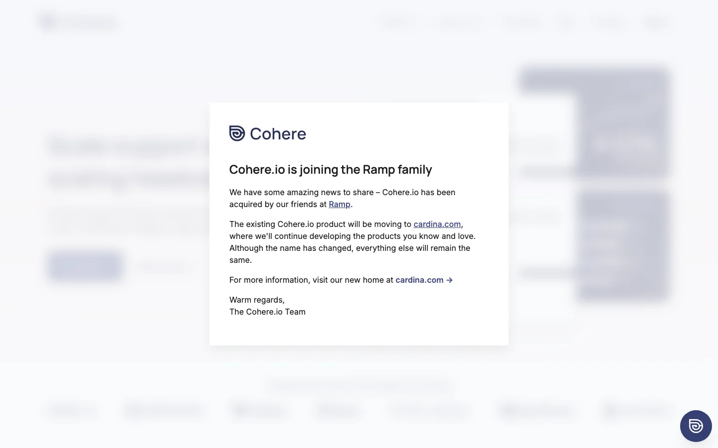 Cohere.io hero image