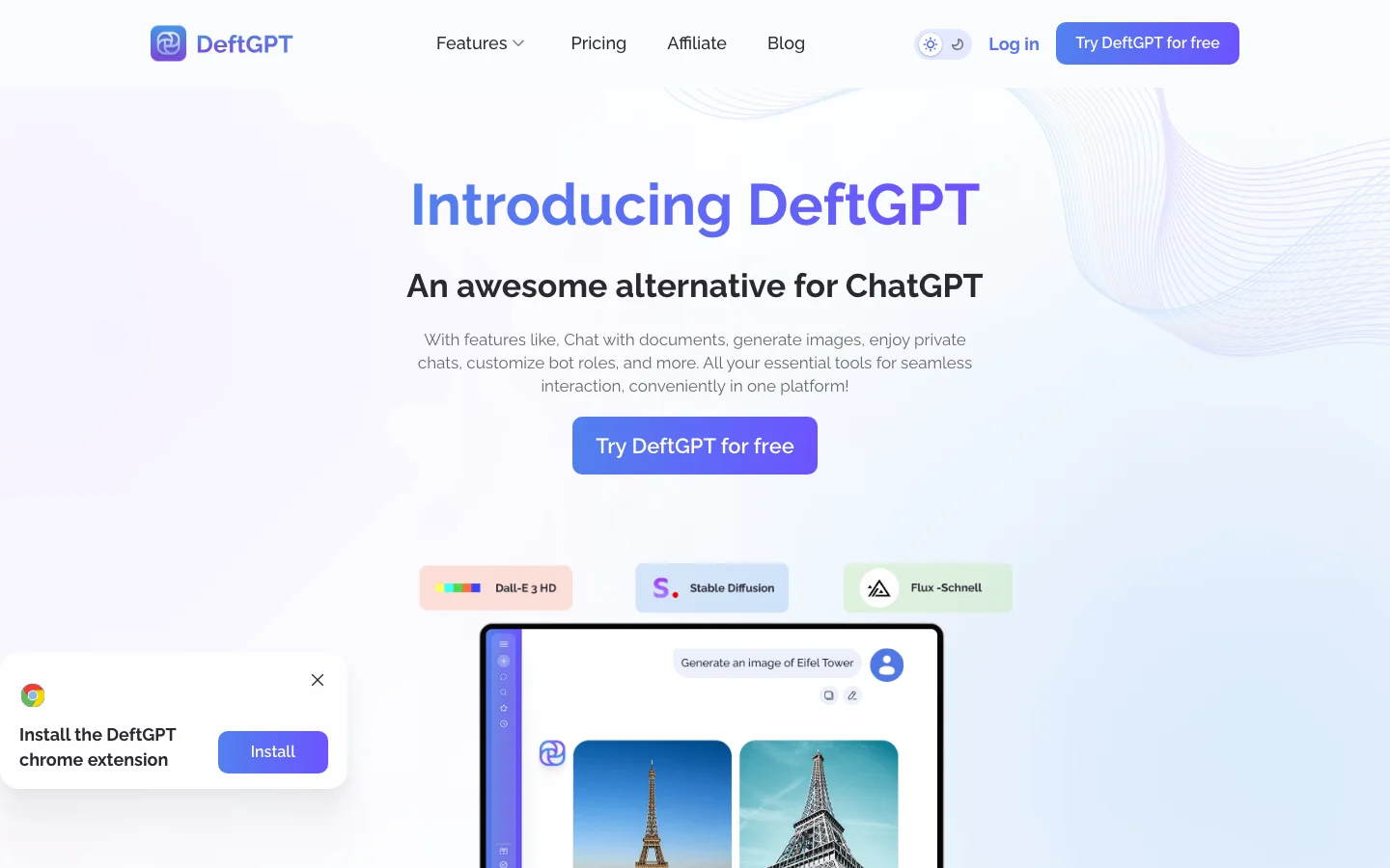 DeftGPT hero image