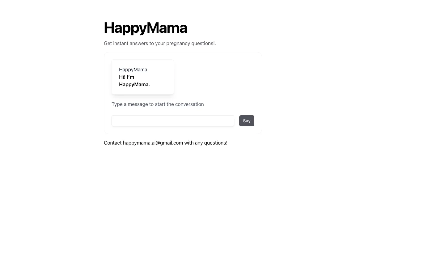 Happy Mama hero image