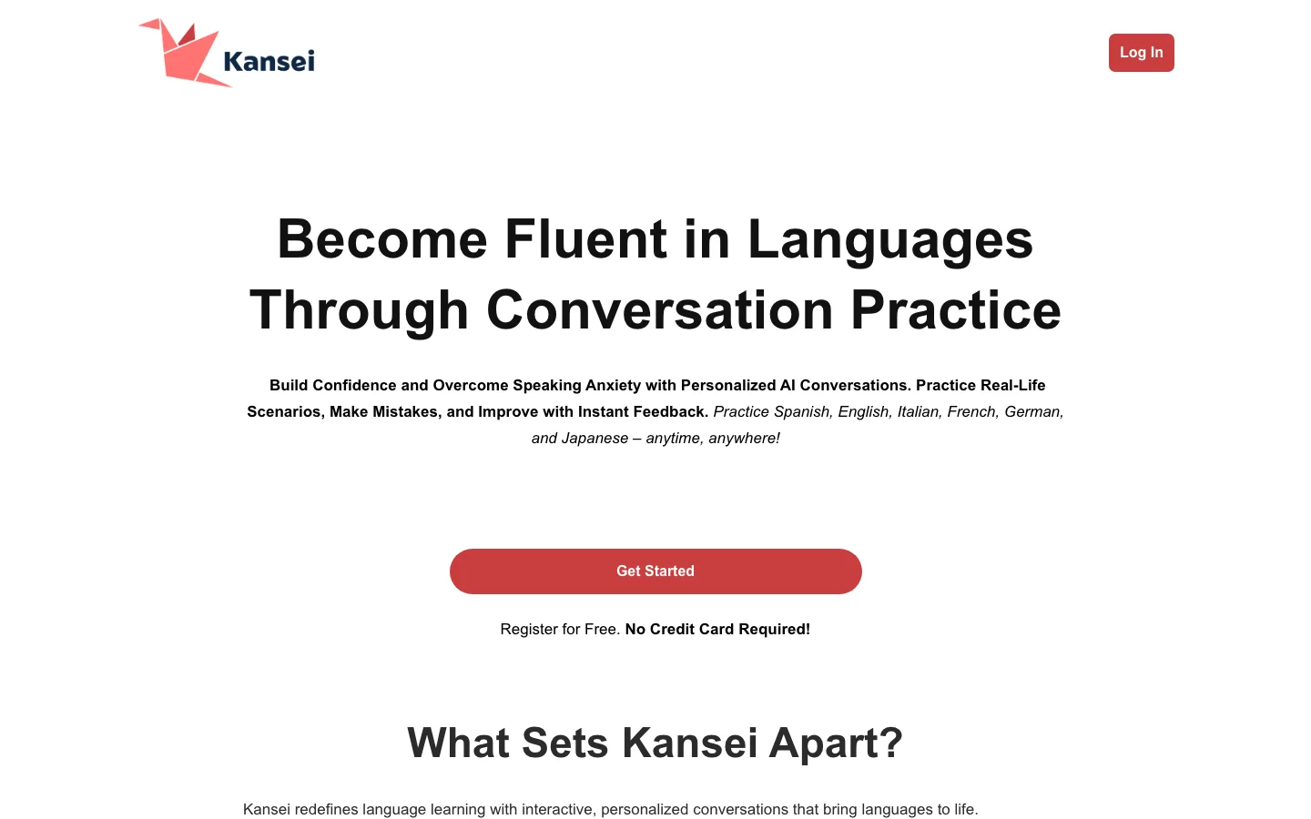 Kansei.app hero image