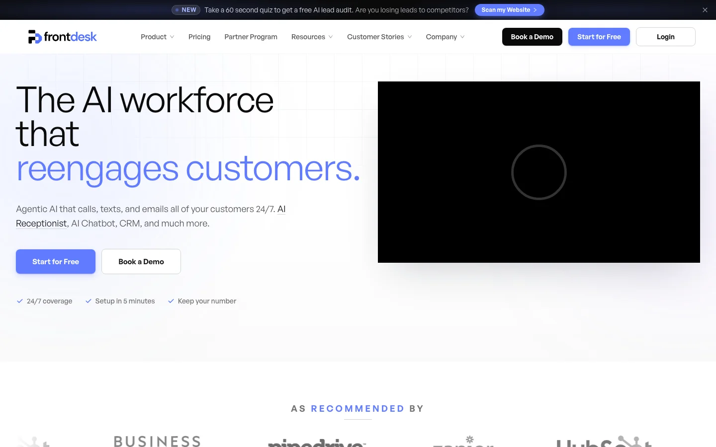 My AI Front Desk hero image