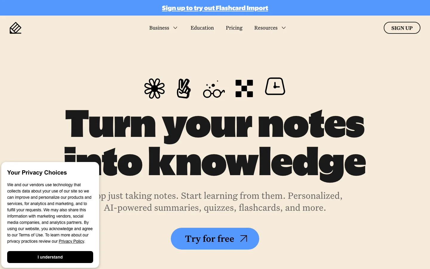 Notability hero image