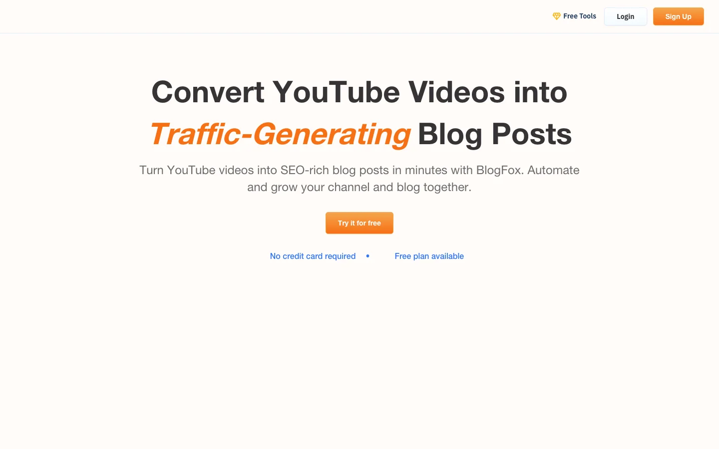 BlogFox hero image