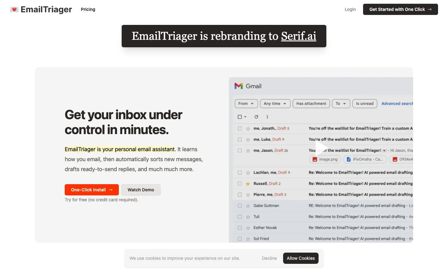 EmailTriager hero image