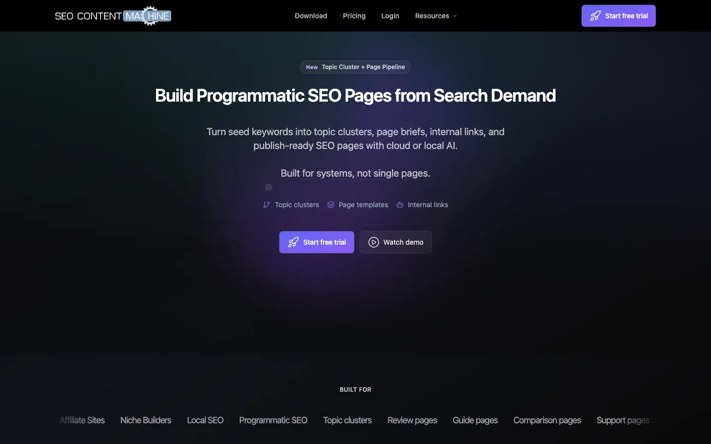 SEO Content Machine hero image