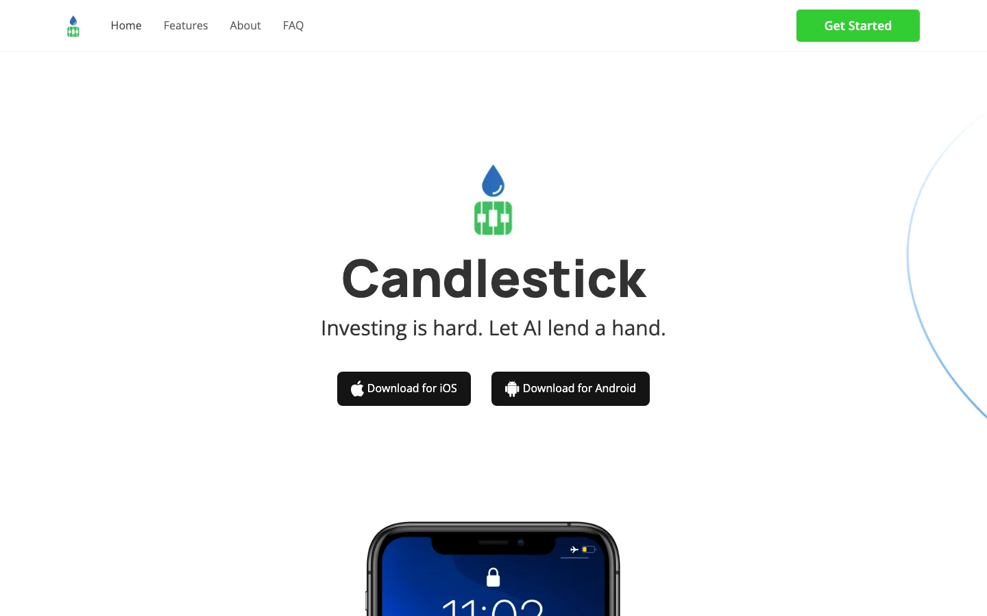 Candlestick hero image