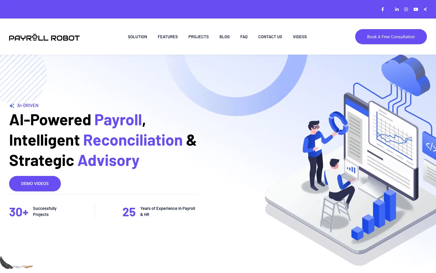 Payroll Robot hero image