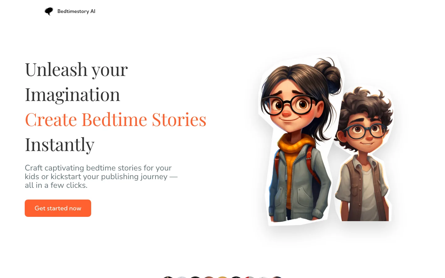 BedtimeStory.ai hero image