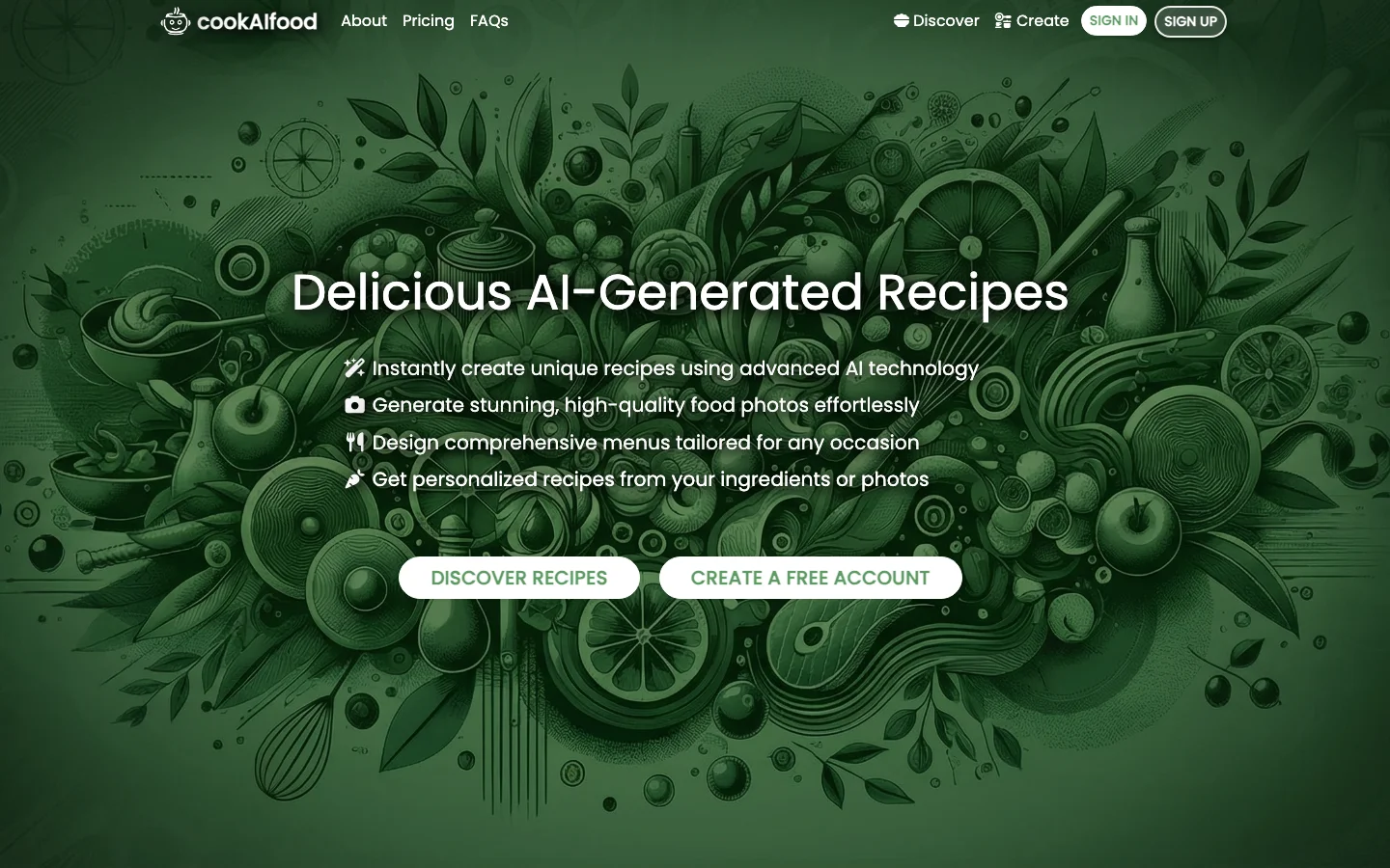 cookAIfood hero image