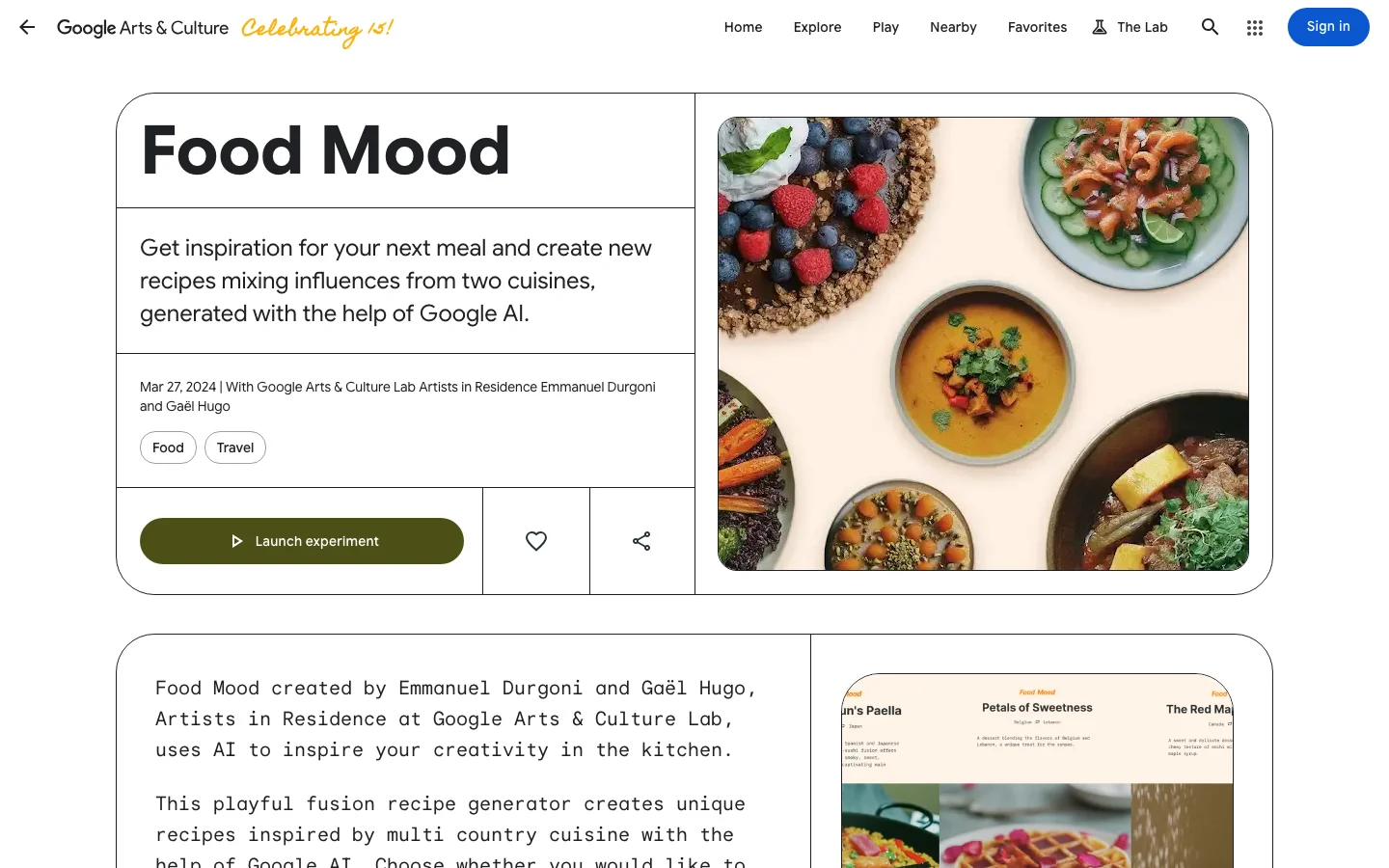 Food Mood hero image