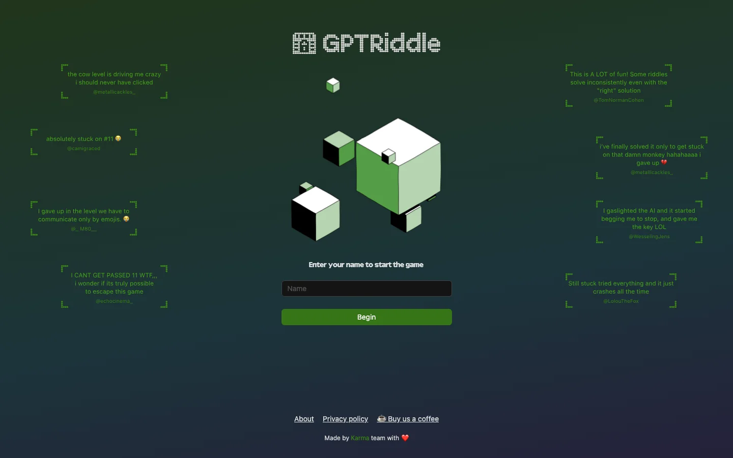 GPTRiddle hero image