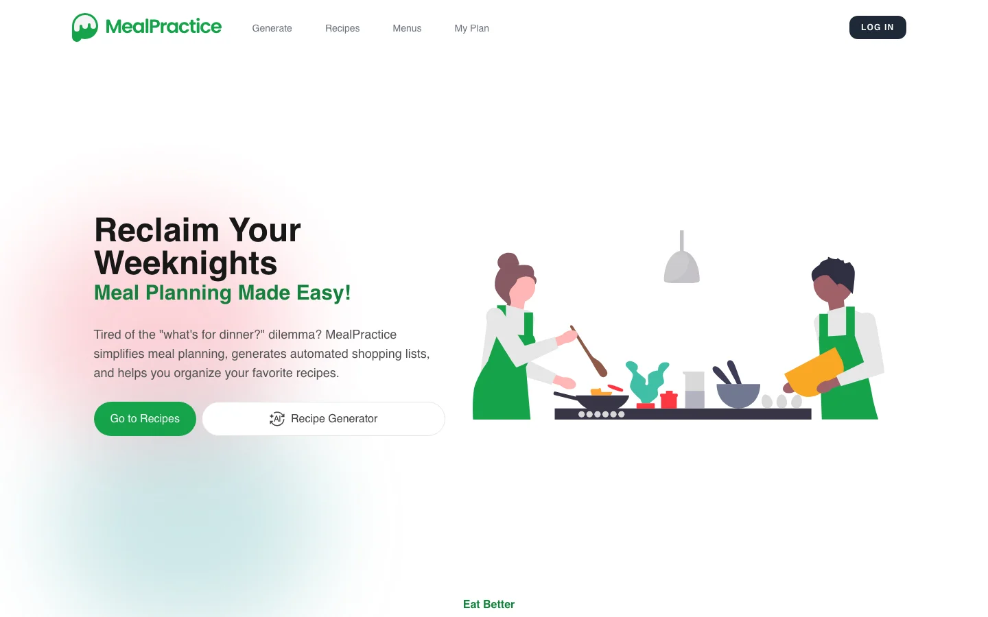MealPractice hero image