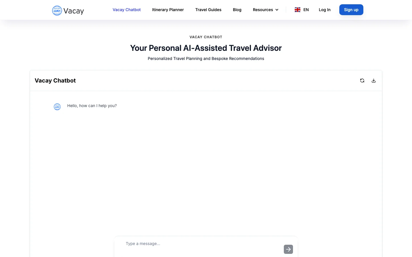 Vacay hero image