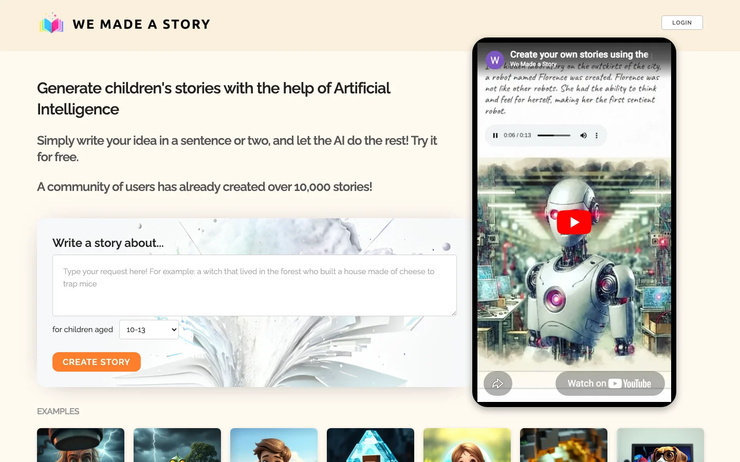 We Made a Story hero image