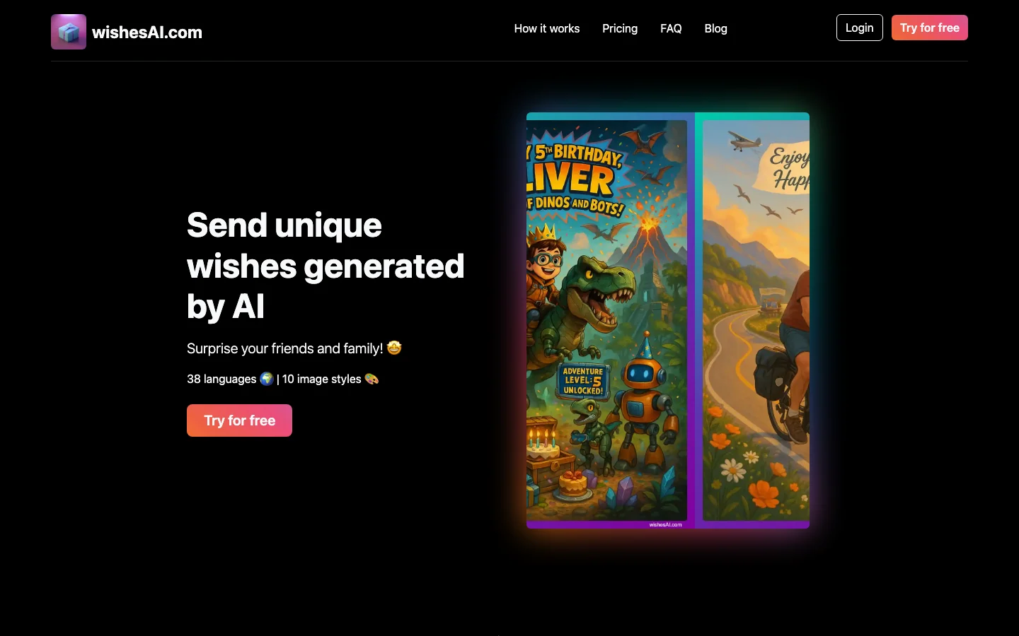 Wishes AI hero image