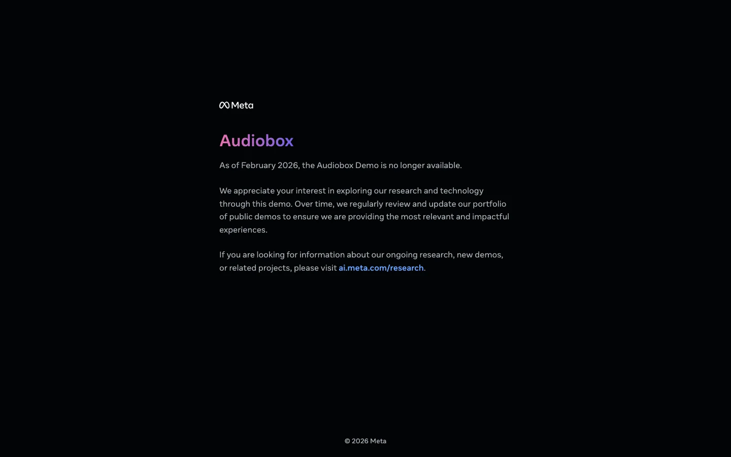 Audiobox hero image