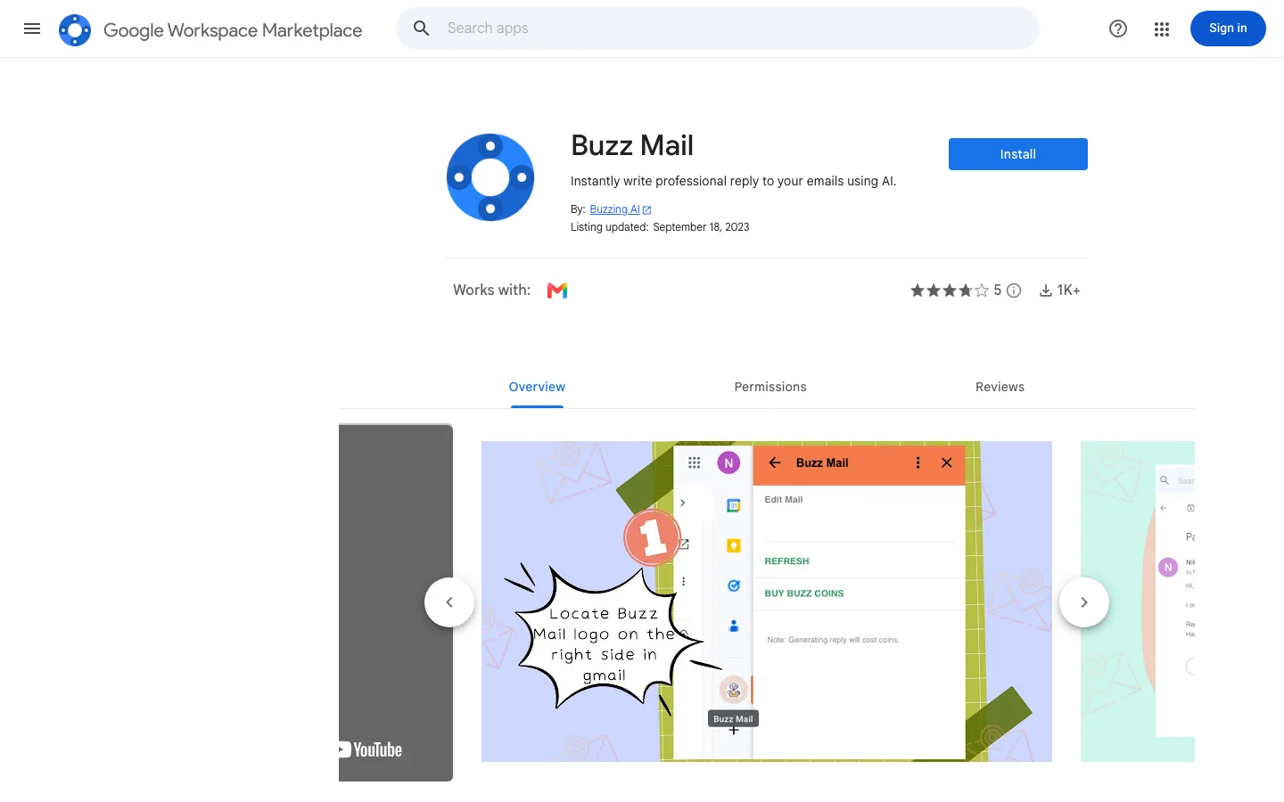 Buzz Mail hero image