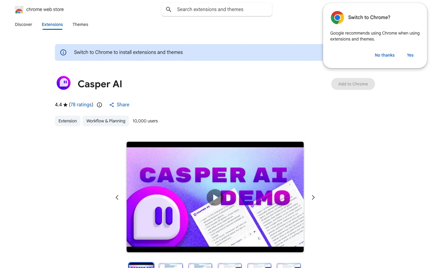 Casper AI hero image