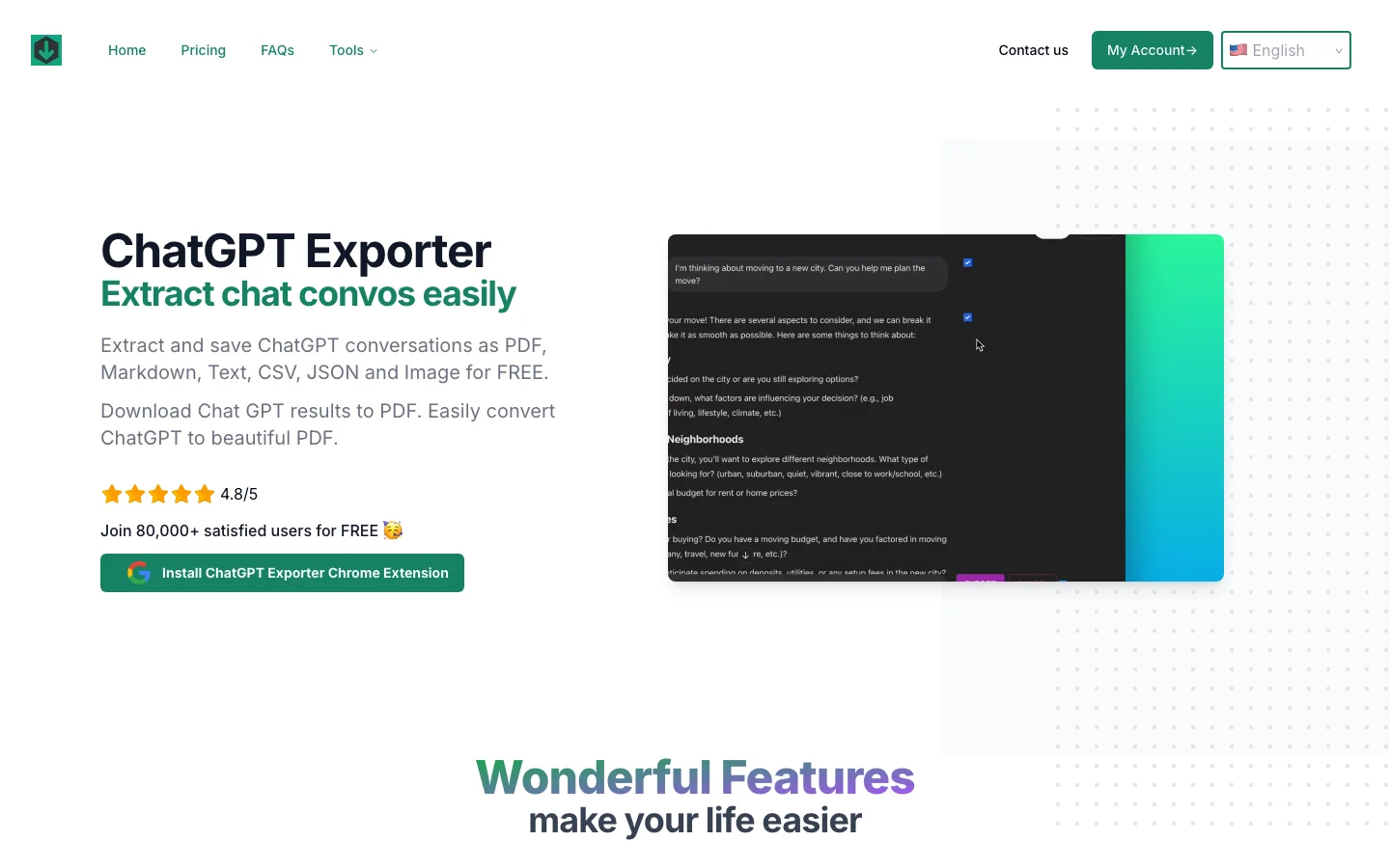 ChatGPT Exporter hero image