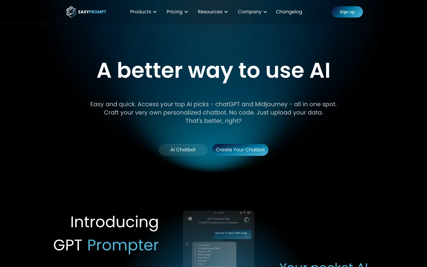 Easy Prompt hero image