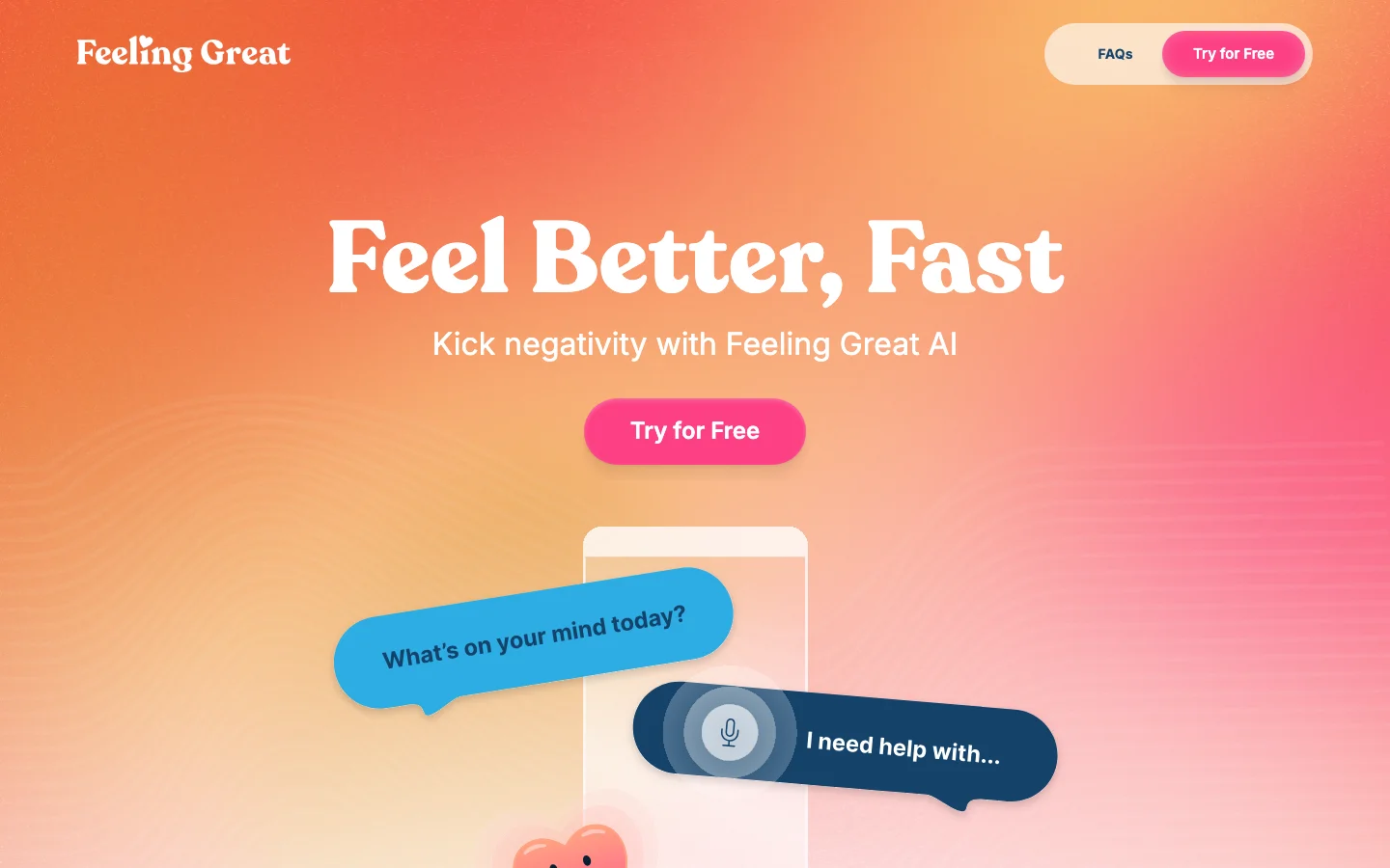 Feeling Great app hero image