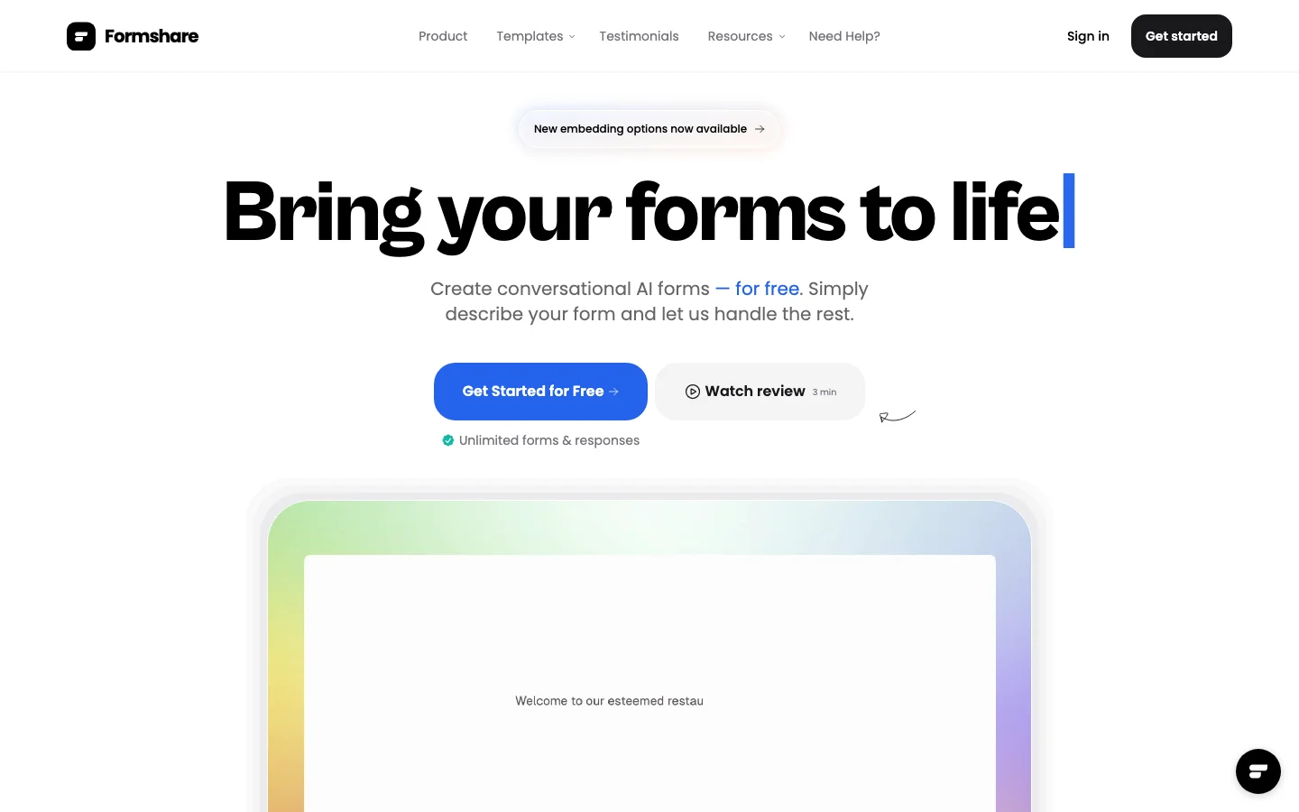 Formshare hero image