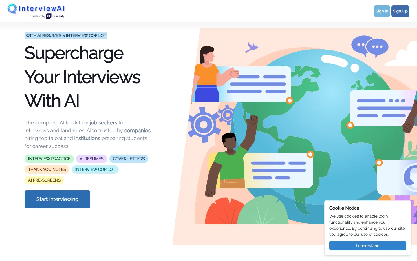 InterviewAI hero image