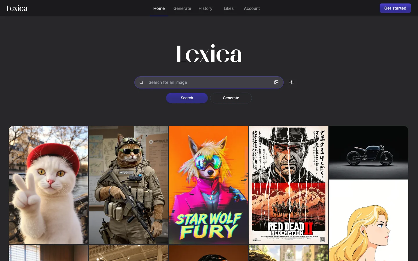 Lexica hero image