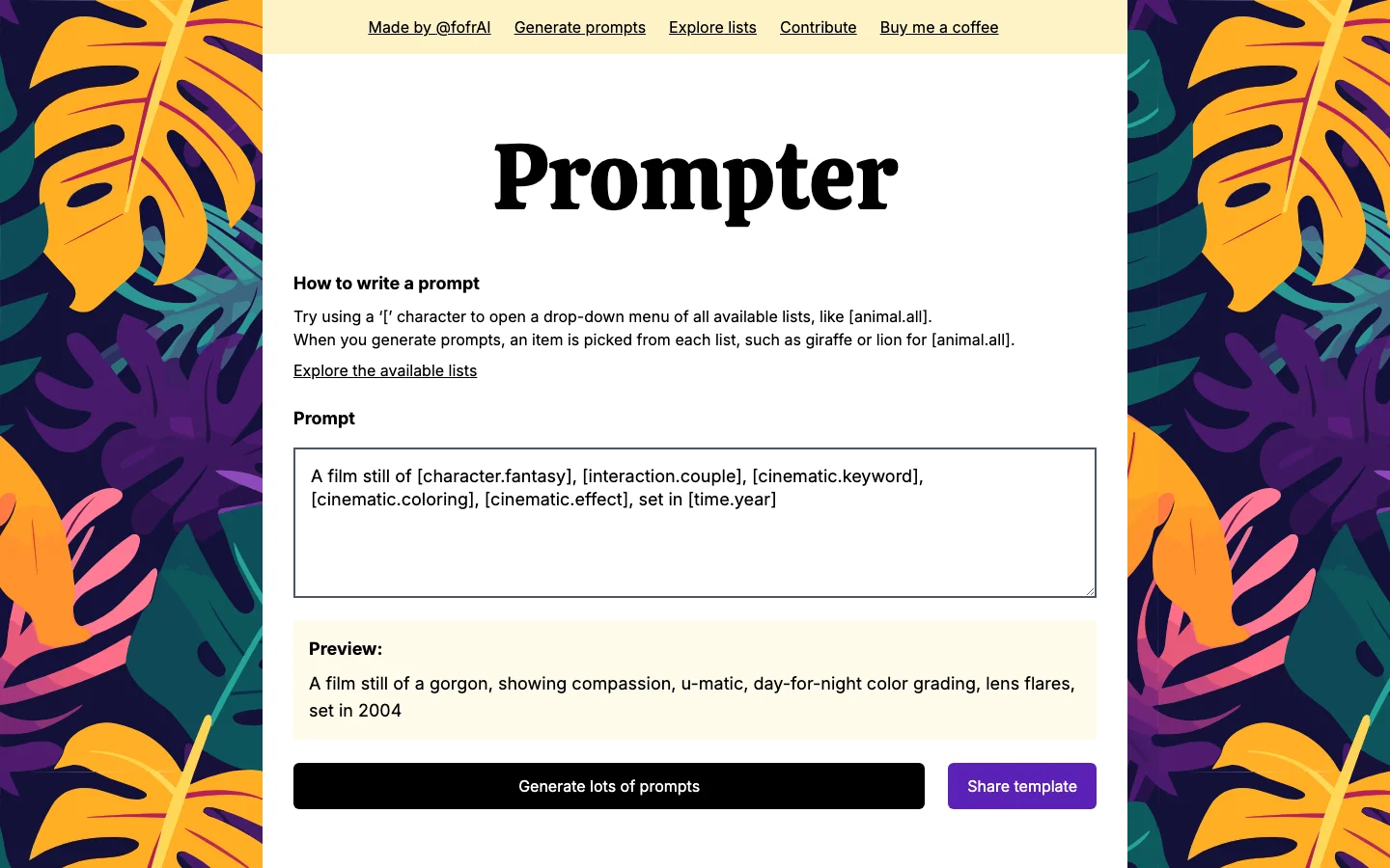 Prompter hero image