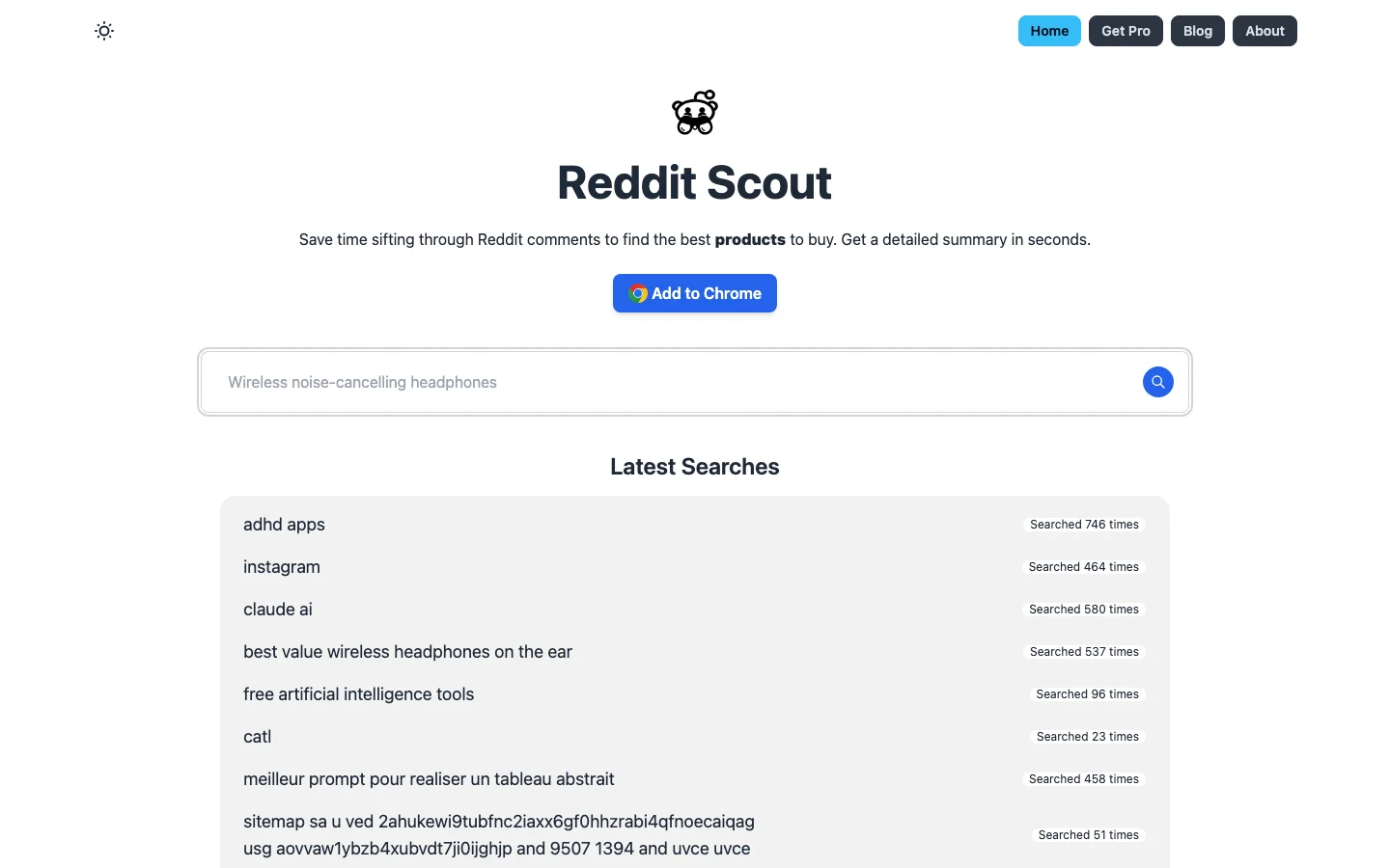 Reddit Scout hero image