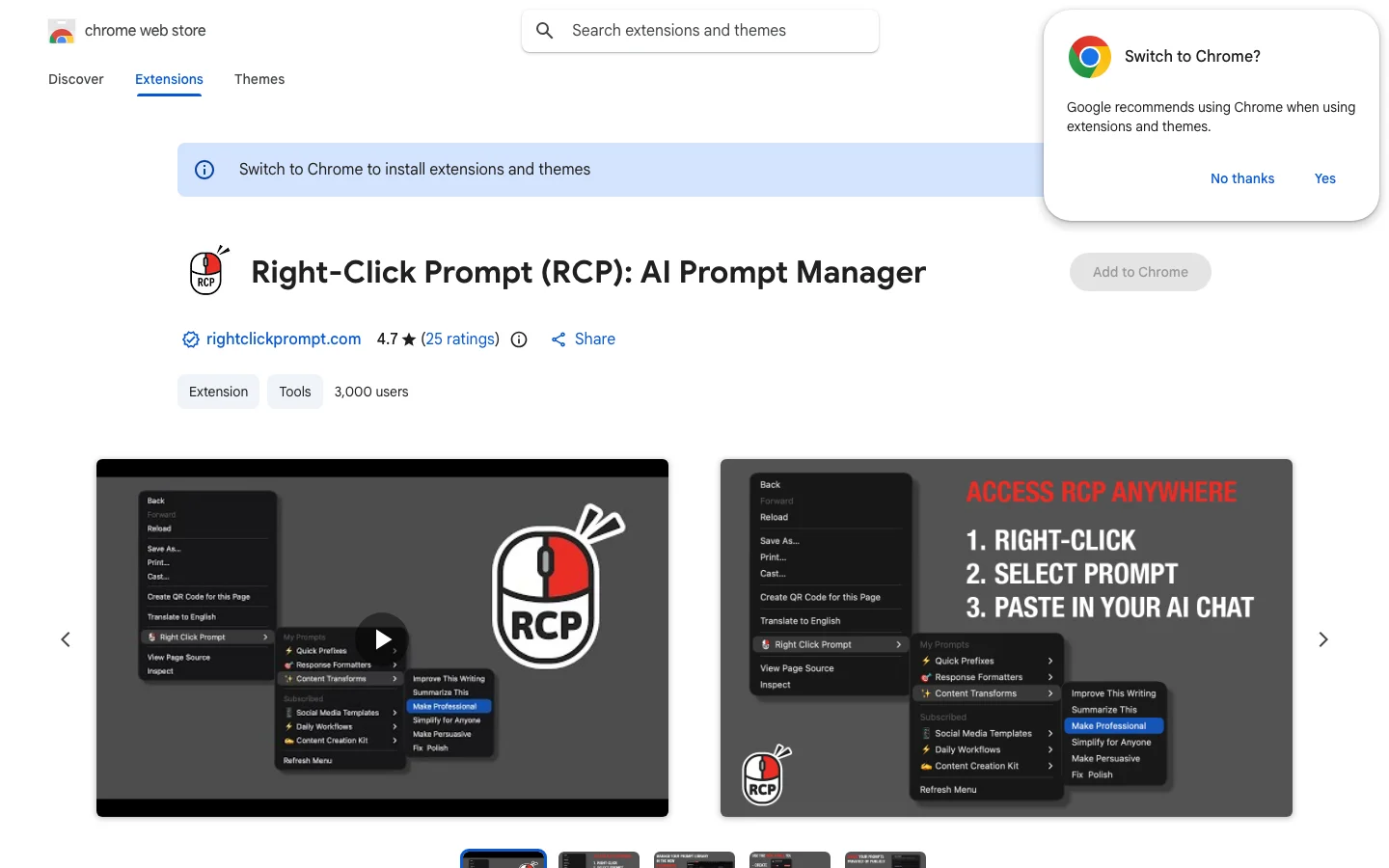 Right Click Prompt hero image