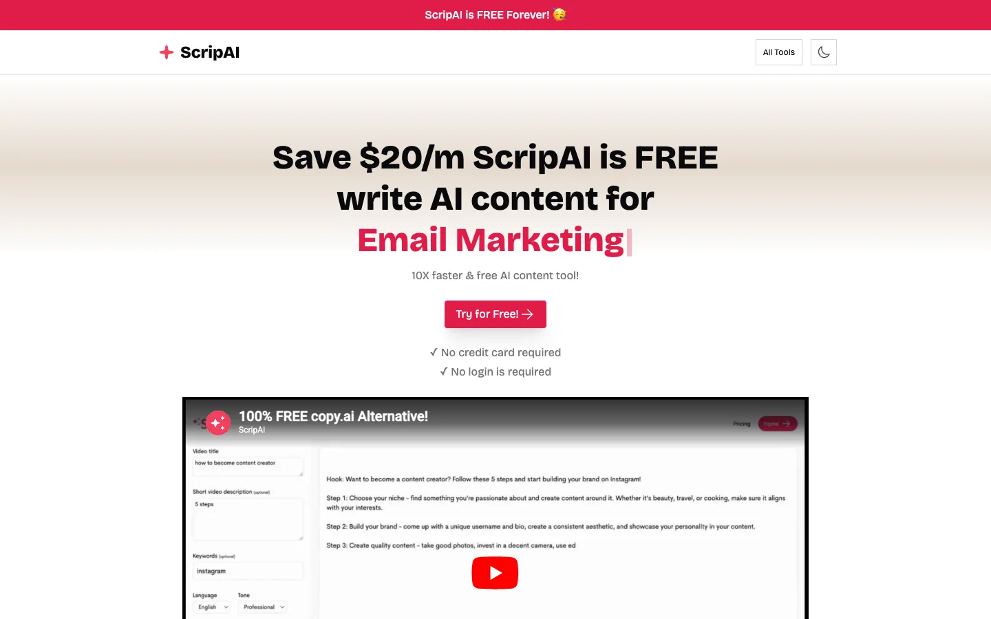 Scrip AI hero image