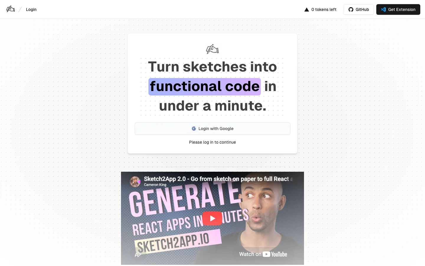 Sketch2App hero image