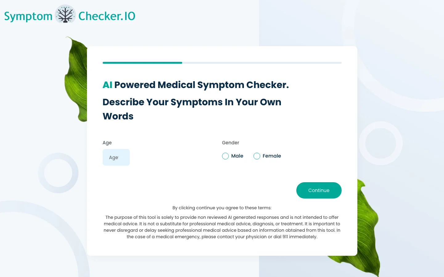Symptom Checker AI hero image