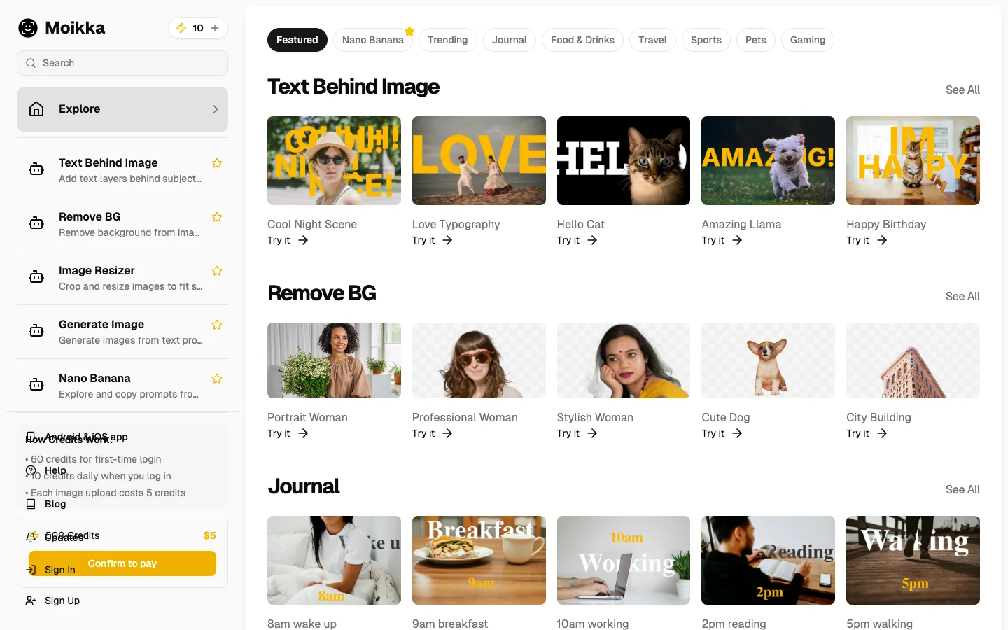 TextBehindImage.site hero image