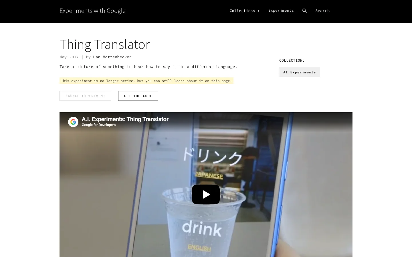 Thing Translator hero image