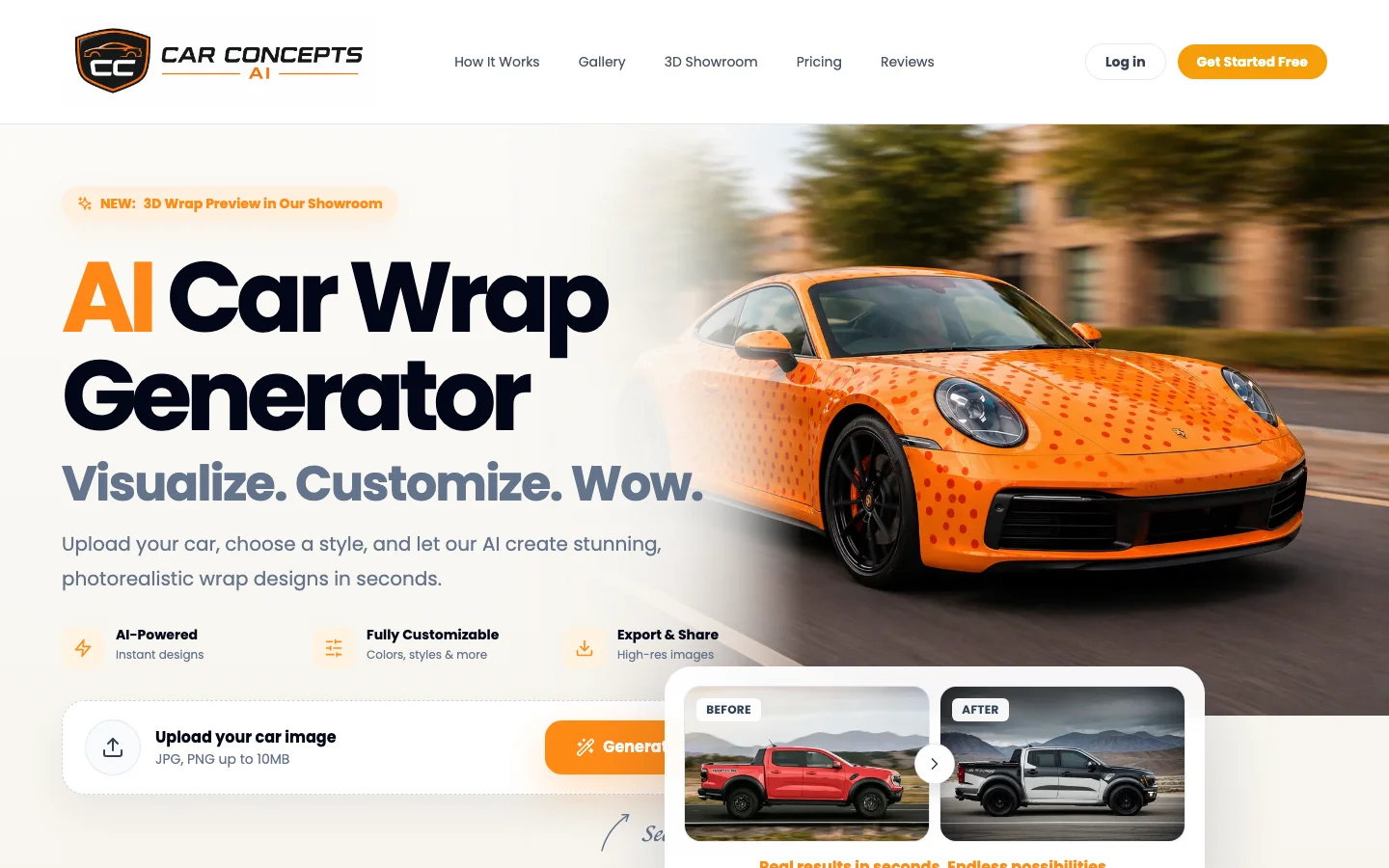 Car Concepts AI hero image